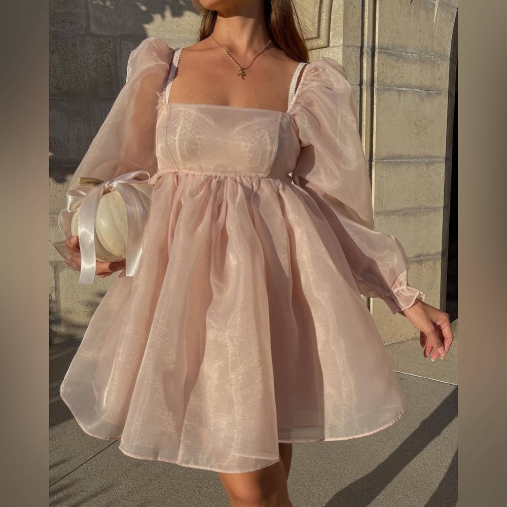 Selkie Sparrow L/S Puff Dress 2X